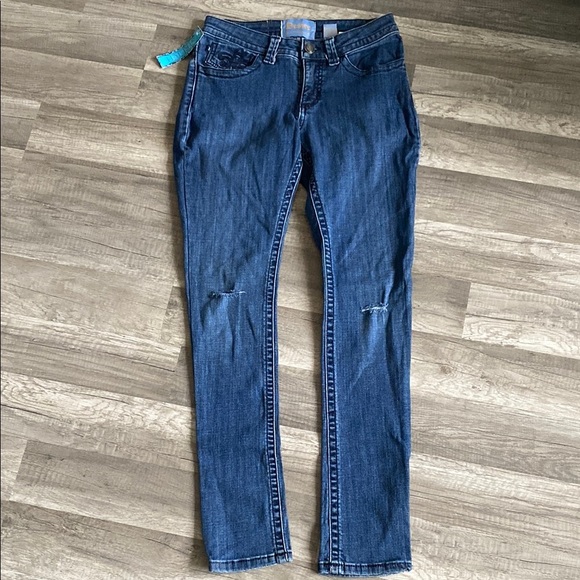 💜 Blue Jeans with Faded Look - Picture 2 of 2